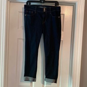 Express cropped legging mid rise size 8